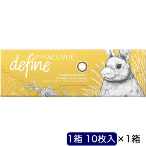 ジョンソン＆ジョンソン (度あり/-2.50) ワンデーアキュビューディファインモイスト ラディアントブライト アニマルデザイン 10枚入 