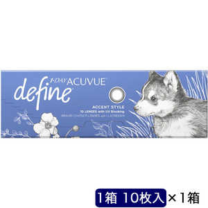 ジョンソン＆ジョンソン (度あり/-5.25) ワンデーアキュビューディファインモイスト アクセントスタイル アニマルデザイン 10枚入 