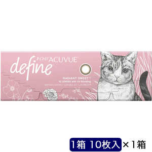 ジョンソン＆ジョンソン (度あり/-3.50) ワンデーアキュビューディファインモイスト ラディアントスウィート アニマルデザイン (BC8.5) 10枚入 