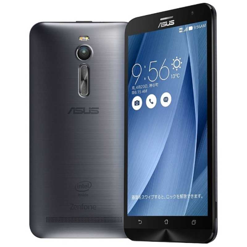 ASUS エイスース ASUS エイスース Zenfone 2 グレー 「ZE551ML-GY32」 Android 5.0・5.5型ワイド・メモリ/ストレージ：2GB/32GB microSIMｘ1　SIMフリースマートフォン　グレー ZE551ML-GY32 ZE551ML-GY32