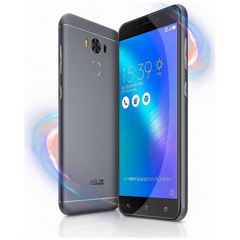 ASUS エイスース ASUS エイスース Zenfone 3 Max グレー 5.5型ワイド・メモリ/ストレージ：3GB/32GB・microSIM×1 nanoSIM×1・SIMフリースマートフォン ZC553KL-GY32S3 ZC553KL-GY32S3