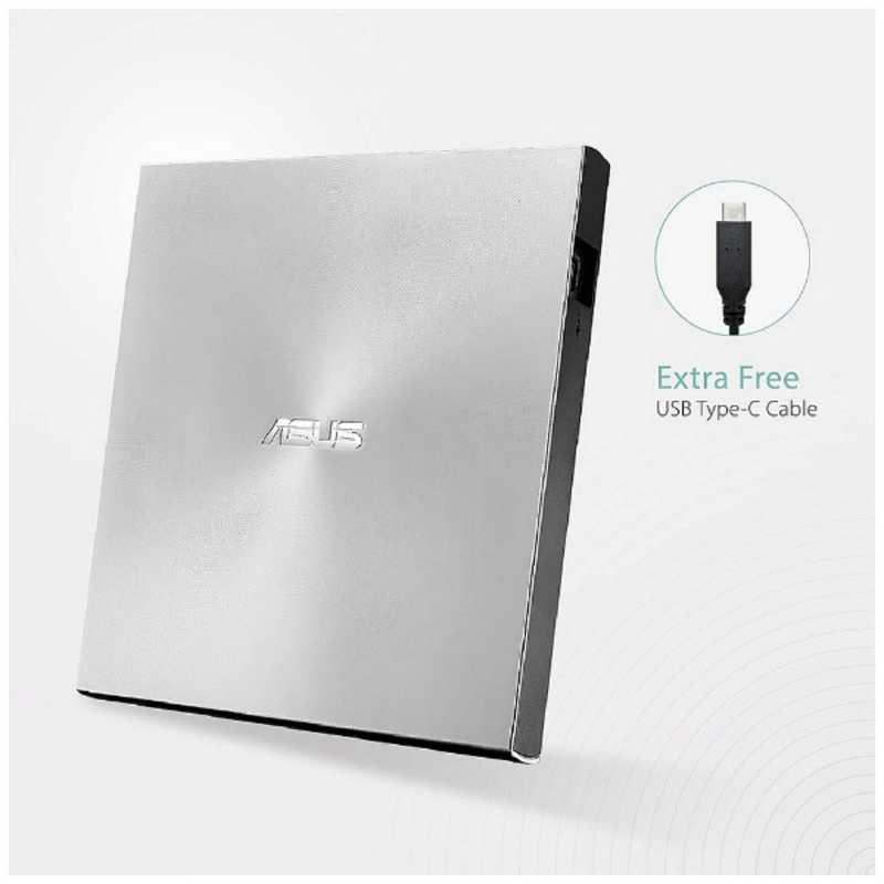 ASUS エイスース ASUS エイスース USB2.0接続 外付DVDドライブ(日本語パッケージ･シルバー) SDRW-08U9M-U/SIL/G/AS/P2G SDRW-08U9M-U/SIL/G/AS/P2G