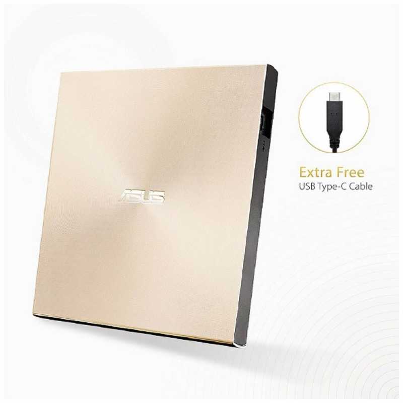 ASUS エイスース ASUS エイスース USB2.0接続 外付DVDドライブ(日本語パッケージ･ゴールド) SDRW-08U9M-U/GOLD/G/AS/P2G SDRW-08U9M-U/GOLD/G/AS/P2G