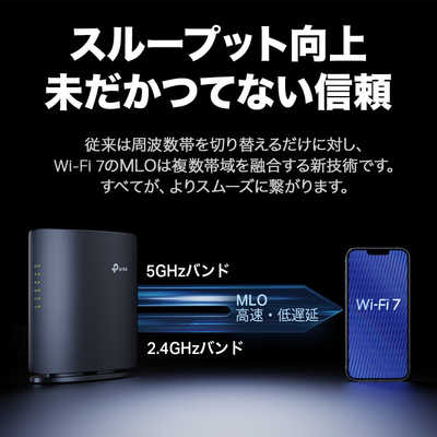 TPLINK Wi-Fi 7 無線LANルーター 2882＋688Mbps BE3600 2.5ギガ