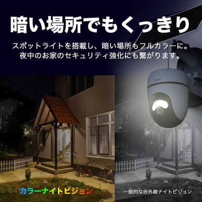 TPLINK ソーラー給電 パンチルト セキュリティカメラキット Tapo C610
