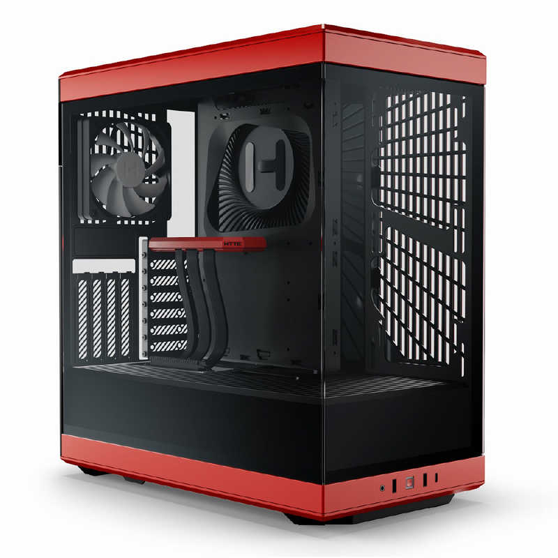 HYTE HYTE PCケース［ATX /Micro ATX /Mini-ITX］レッド Y40Red Y40Red