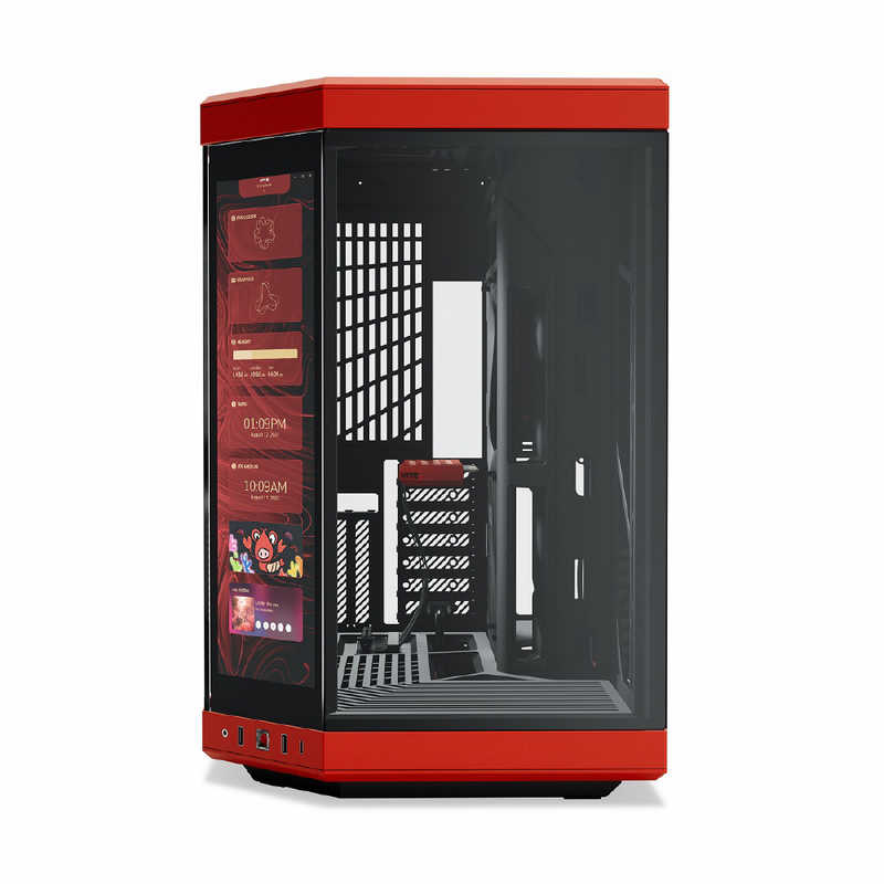 HYTE HYTE PCケース［ATX /Micro ATX /Extended ATX /Mini-ITX］ブラック/レッド Y70 Touch Black/Red Y70 Touch Black/Red