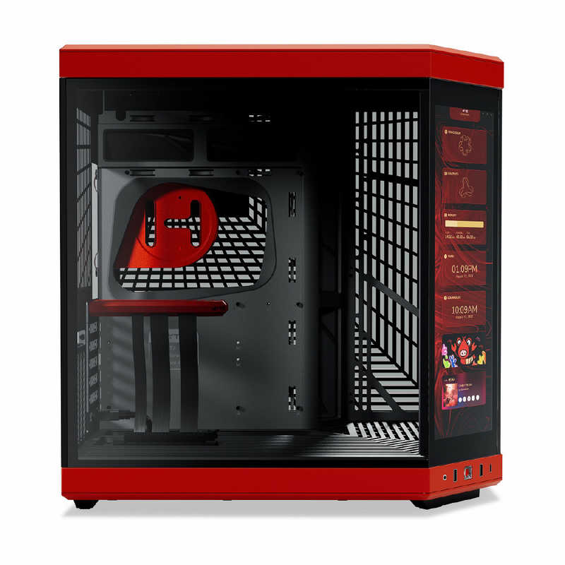 HYTE HYTE PCケース［ATX /Micro ATX /Extended ATX /Mini-ITX］ブラック/レッド Y70 Touch Black/Red Y70 Touch Black/Red