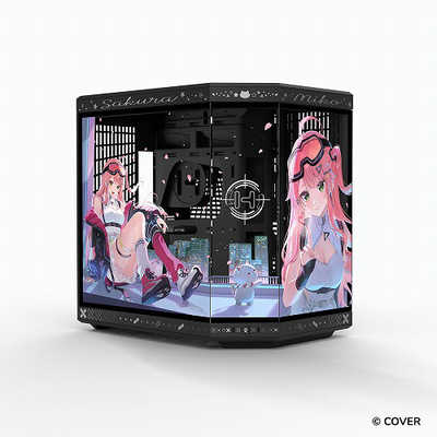 HYTE さくらみこ コラボ PCケース Y70 Sakura Miko Black の通販