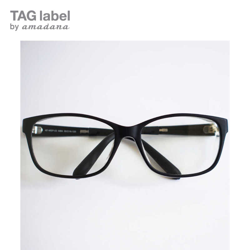 TAG label by amadana TAG label by amadana 【花粉・アレルギー対策グッズ】protective eye wear（マットブラック）［度付きレンズ対応］ AT_WEP_03 AT_WEP_03