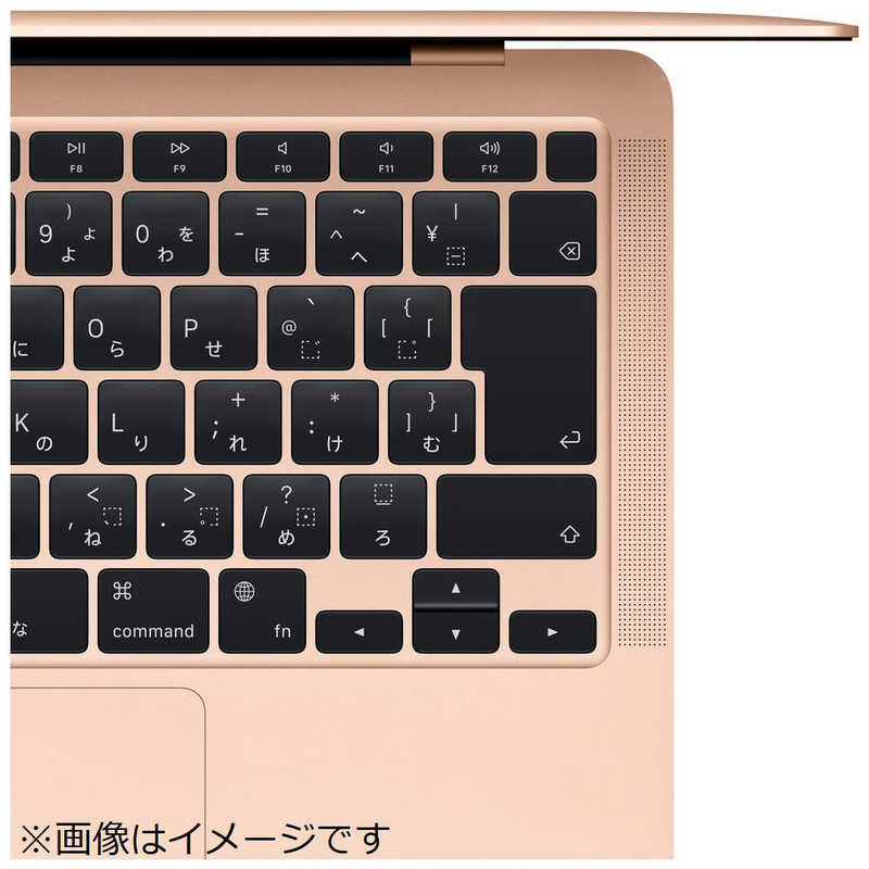 アップル アップル (日本語(JIS)キーボード カスタマイズモデル)13インチMacBook Air： 8コアCPUと7コアGPUを搭載したApple M1チップ 256GB SSD ゴールド MGND3JA/CTO MGND3JA/CTO