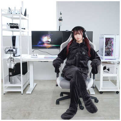 ＠sin　Bauhütte バウヒュッテ ゲーミング　着る毛布　2枚セット バウヒュッテ 〔ゲーミング着る毛布〕ダメ着 4G ネクスト Lサイズ