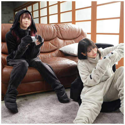 ＠sin　Bauhütte バウヒュッテ ゲーミング　着る毛布　2枚セット バウヒュッテ 〔ゲーミング着る毛布〕ダメ着 4G ネクスト Lサイズ