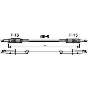 カナレ電気 フォン=フォン 1m 黒 CANARE LC01-SA カナレ電気 フォン=フォン 1m 黒 CANARE LC01-SA