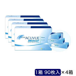 ジョンソン＆ジョンソン (度あり/-8.50) (4箱セット) ワンデーアキュビューモイスト 90枚入り (BC9.0/DIA14.2) 