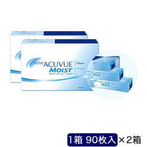 ジョンソン＆ジョンソン (度あり/-6.00) (2箱セット) ワンデーアキュビューモイスト 90枚入り (BC8.5/DIA14.2) 