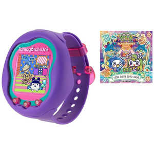 バンダイ　BANDAI 【特典付き】たまステッカー＋Tamagotchi Uni Purple（たまごっち ユニ パープル） 