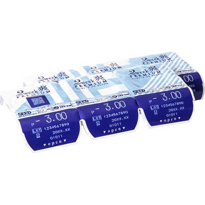 SEED　(度あり/-3.75) (8箱セット) 2ウィーク 爽 プレミアム (BC8.6/DIA14.2) SEED (度あり/-2.75) (8箱セット) 2ウィーク 爽 プレミアム (BC8.6