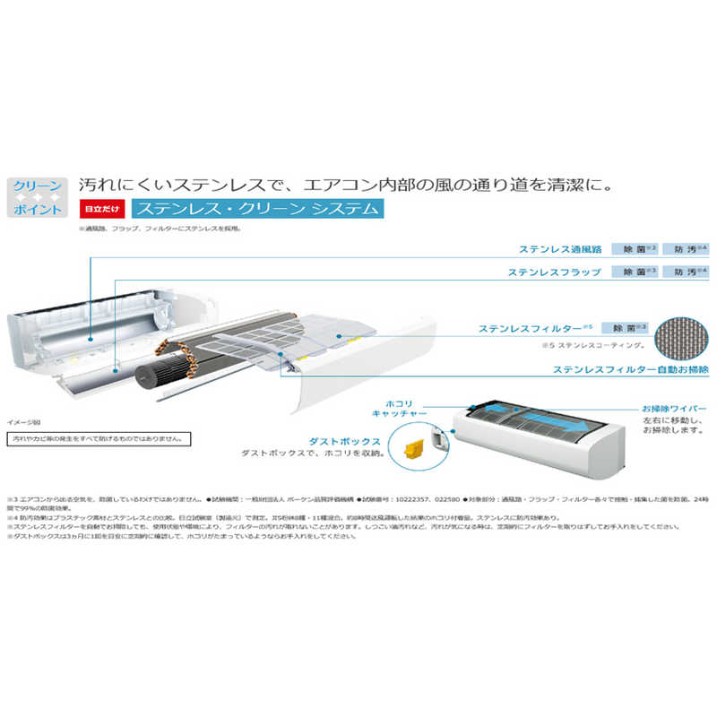 日立　HITACHI 日立　HITACHI エアコン 白くまくん WLBKシリーズ おもに6畳用 (ビックカメラグループオリジナル) RAS-W220LBK-W スターホワイト RAS-W220LBK-W スターホワイト