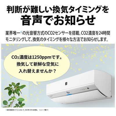 シャープ(SHARP) エアコン 26畳 8.0kw AY-S80YX2-W シャープ 200V[配送のみ/設置工事なし] エアコン 26畳 8.0kw シャープ S-Xシリーズ ルームエアコン プラズマ