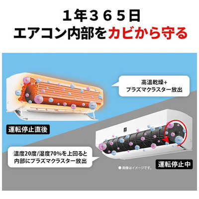 SHARP エアコン AY-R40F-W ホワイト 2023年モデル14畳用 SHARP エアコン AY-R40F-W ホワイト 2023年モデル14畳用