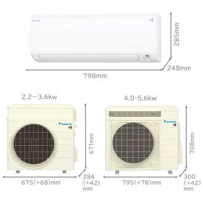 ダイキン DAIKIN エアコン VXシリーズ おもに18畳用 S563ATVP-W