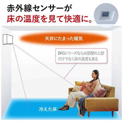 三菱 MITSUBISHI エアコン 霧ヶ峰 BKGシリーズ おもに6畳用