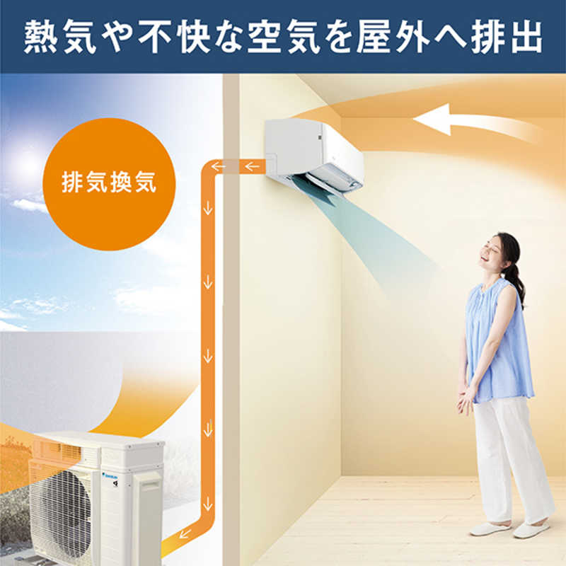 ダイキン　DAIKIN ダイキン　DAIKIN エアコン うるさらX RBKシリーズ おもに12畳用 (ビックカメラグループオリジナル) AN364ARBKS-W AN364ARBKS-W