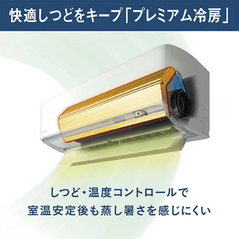 ダイキン　DAIKIN ダイキン　DAIKIN エアコン うるさらX RBKシリーズ おもに12畳用 (ビックカメラグループオリジナル) AN364ARBKS-W AN364ARBKS-W