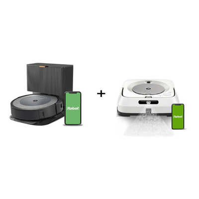iRobot アイロボット ルンバ i5+ グレー ロボット掃除機 ＆ 床拭き