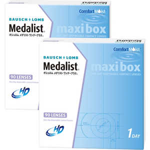 ボシュロム (度あり/-4.25) 【2箱セット】 メダリストワンデープラス 90枚入 (BC8.6/PWR-4.25/DIA14.2)  MD1PLUS90P*24.25