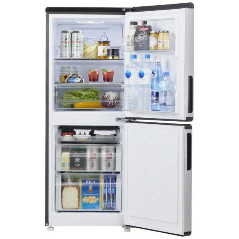     一人暮らし 新生活家電セット ステンレスブラック3点 アーバンカフェシリーズ [冷蔵庫148L/ 洗濯機5.5kg/ レンジ18Ｌ]  