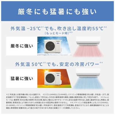 パナソニック Panasonic エアコン Eolia エオリア Xシリーズ おもに10 