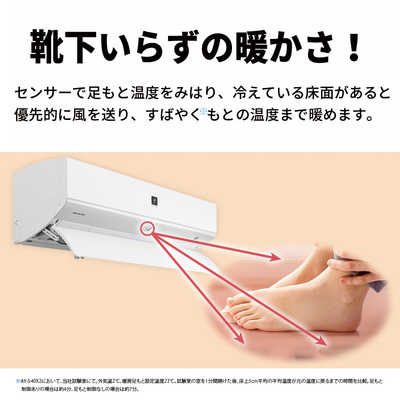 シャープ(SHARP) エアコン 26畳 8.0kw AY-S80YX2-W シャープ 200V[配送のみ/設置工事なし] エアコン 26畳 8.0kw シャープ S-Xシリーズ ルームエアコン プラズマ