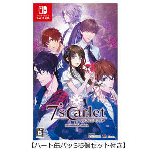 アイディアファクトリー Switchゲームソフト  (ハート缶バッジ5個セット付き)7’scarlet for Nintendo Switch 