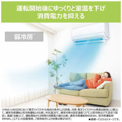 東芝 TOSHIBA エアコン 大清快 U-DRシリーズ おもに10畳用 ホワイト 
