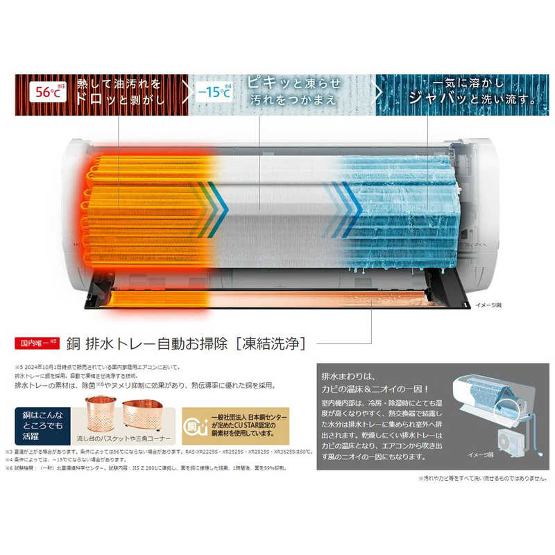 日立　HITACHI 日立　HITACHI エアコン 2025年 白くまくん XBKシリーズ おもに14畳用 (ビックカメラグループオリジナル)  RAS-XR4025DBK-W RAS-XR4025DBK-W