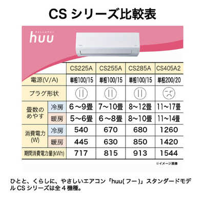 ハイアール エアコン huu フー CSシリーズ おもに6畳用 ホワイト JAA