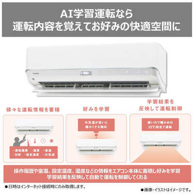 東芝 TOSHIBA エアコン 大清快 U-DZシリーズ おもに6畳用 ホワイト RAS