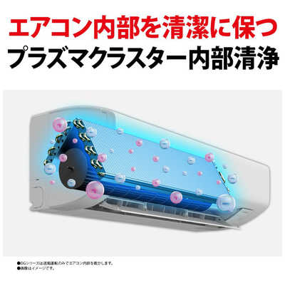 シャープ SHARP エアコン プラズマクラスター7000 T-DGシリーズ おもに