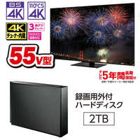 TVS REGZA 液晶テレビ REGZA レグザ 55V型［ 4K対応 / Bluetooth