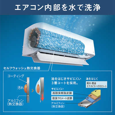 管理No.23★DAIKIN AN71YAP 室内機★分解清掃済み23畳エアコン ダイキン DAIKIN エアコン 2026年 Aシリーズ おもに23畳用 ホワイト