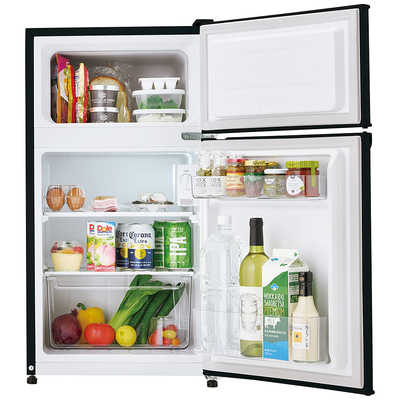 新生活家電セット2点 ブラック 黒 冷蔵庫 / 洗濯機［一人暮らし家電