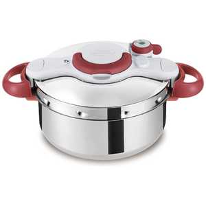 T-fal ≪IH対応≫ 圧力鍋 ｢クリプソ ミニット イージー｣(4.5L) P4620669 レッド