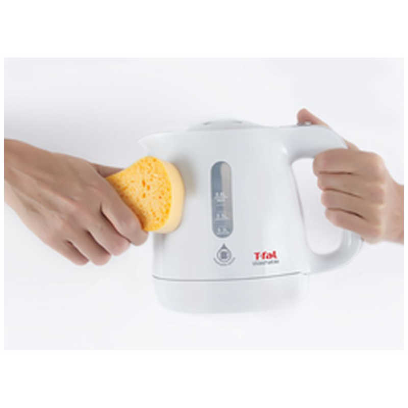 T-fal T-fal 電気ケトル Washable(ウォッシャブル) [0.8L] KO8001JP ホワイト KO8001JP ホワイト