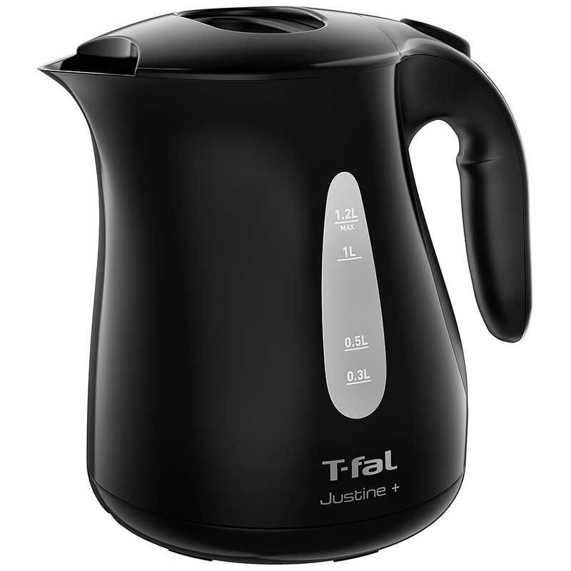 T-fal T-fal 電気ケトル ジャスティン プラス [1.2L] KO4908JP ブラック KO4908JP ブラック