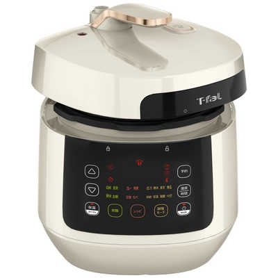 T-fal コンパクト電気圧力鍋 ラクラ・クッカープラス CY352AJP の通販