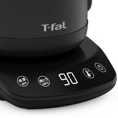 T−FAL 珈琲用8段階温度コントロール 電気ケトルKO9238JP ブラック Amazon | ティファール T-fal カフェ コントロール 1.0L KO9238JP 珈琲