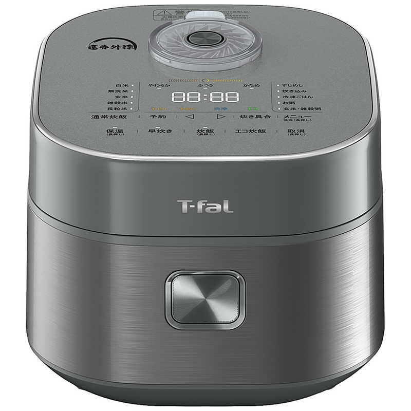 T-fal T-fal ザ・ライス 炊飯器 5.5合 遠赤外線IH炊飯器 メタリック RK880CJP RK880CJP