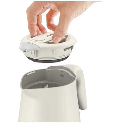 T-fal 電気ケトル　KO823AJP アイボリー Tfal KO823AJP 電気ケトル[ジャスティンロックコントロール/1.2L